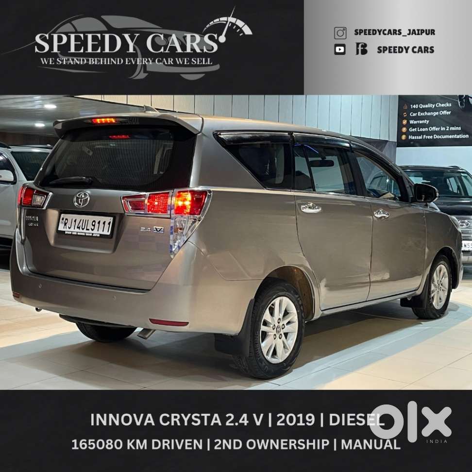Toyota Innova Crysta 2.4 V 8 Str, 2019, Diesel