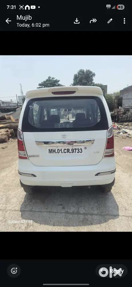 Super Tight Condition Maruti Suzuki Wagoner White  Colour Petrol Cng