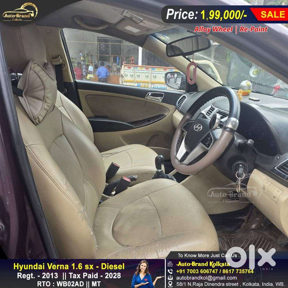 Hyundai Verna Fluidic 1.6 Vtvt Sx, 2013, Diesel