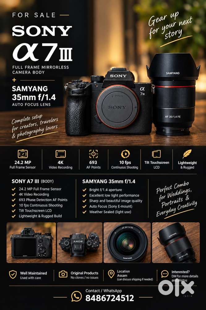 Sony A7 3 with Samyang 35mm1.4