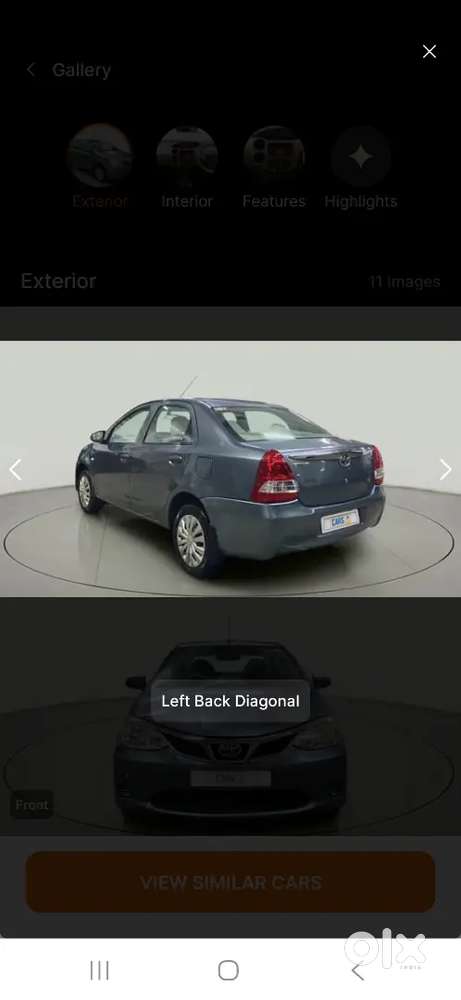 Toyota Etios 2015 Petrol 70439 Km Driven