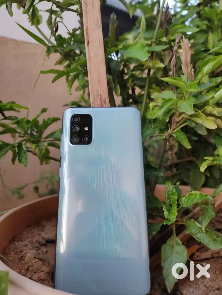 128 Gb Samsung A71 In Silver Colour SAMSUNG GALAXY A71 Mobile Phones  1820054102