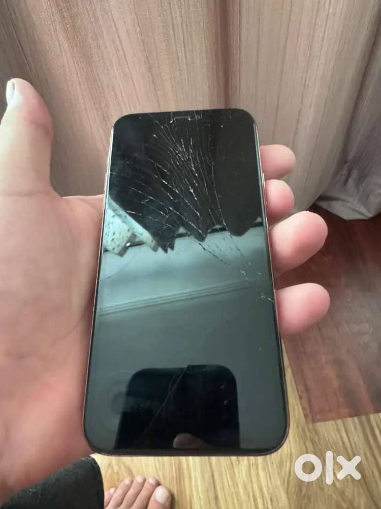 Broken screen , face id problem , battery 100