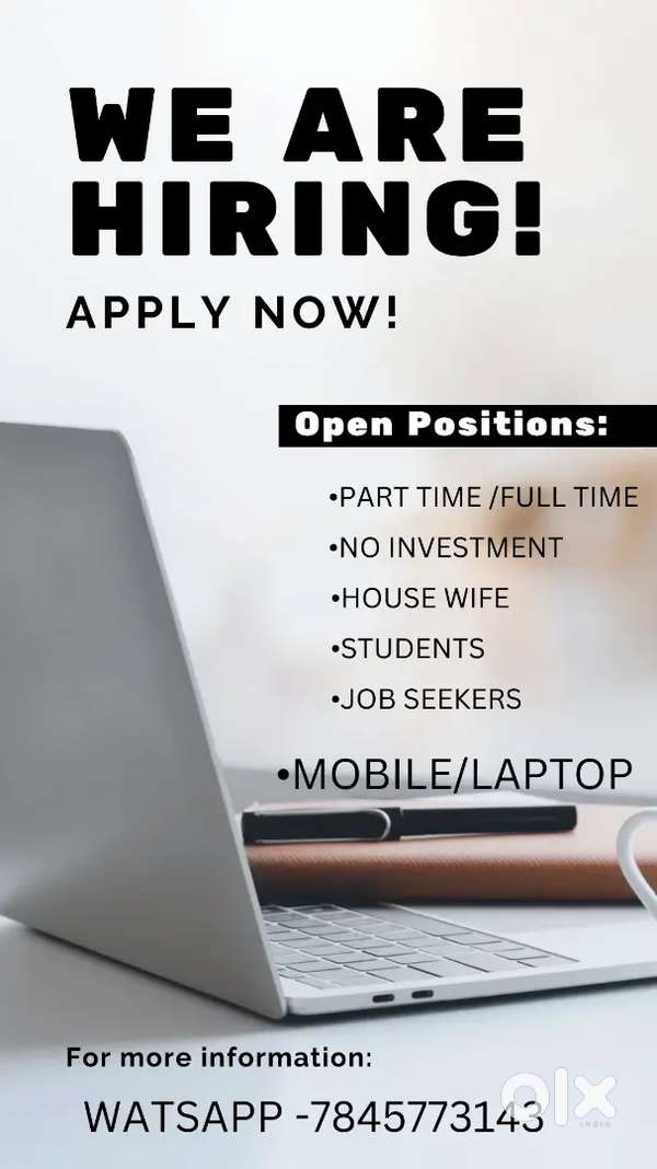 Part time job opportunity