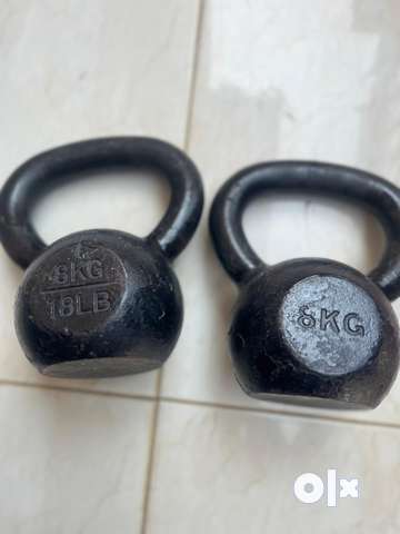 Kettlebell 8kg X 2 - Gym & Fitness - 1761727149