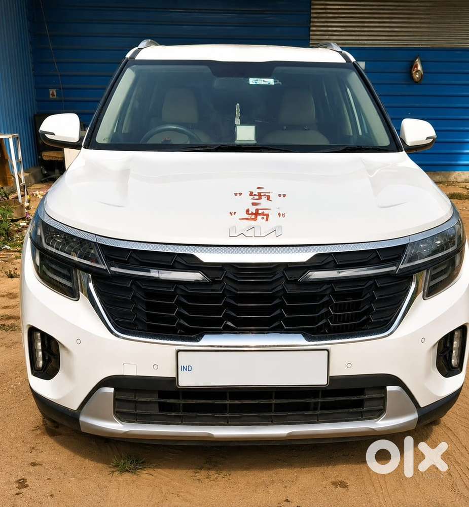 Mint Kia Seltos Htx 1.5 Diesel (6mt)  2024 Registered  Pearl White