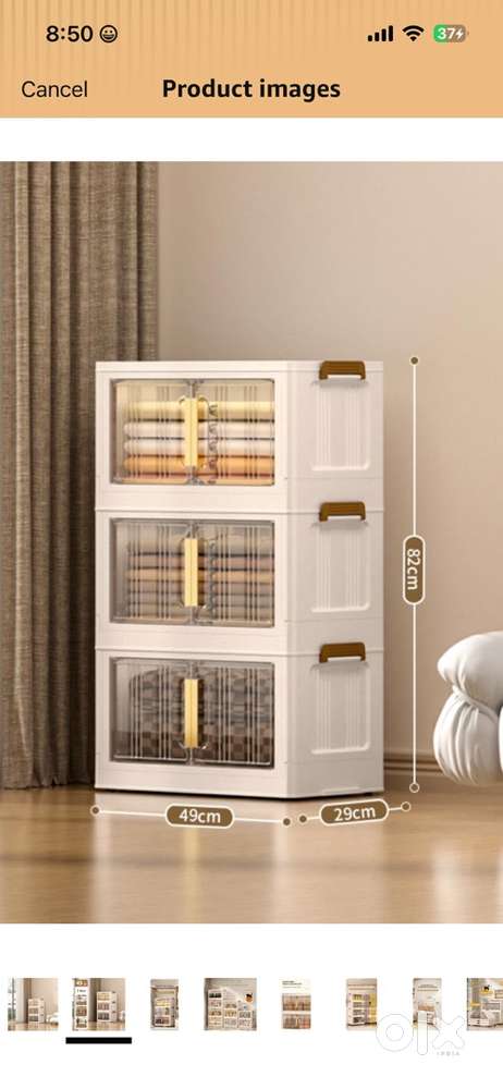 Cupboard for kids storage items