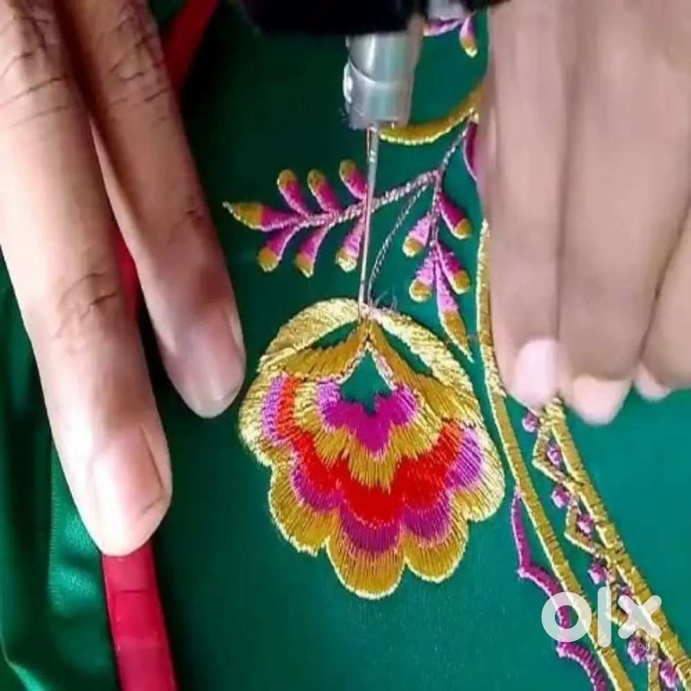 Machine Embroidery work available at reasonable rates