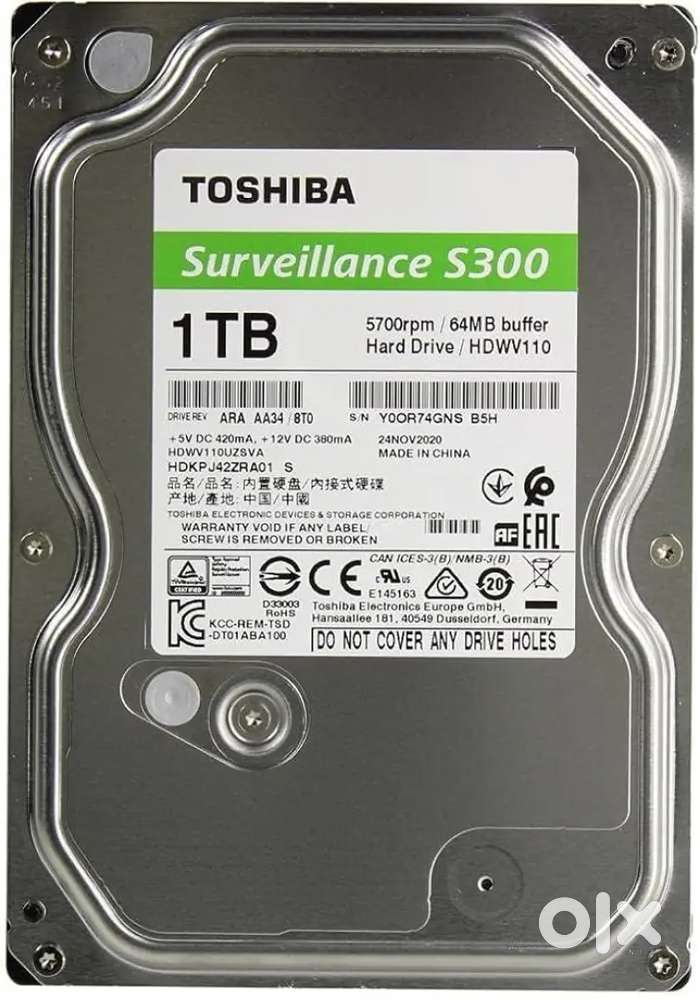 TOSHIBA Internal Hard Disk ( 1TB )