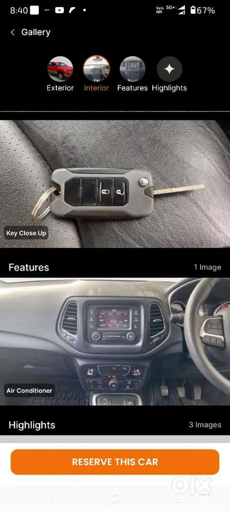 Jeep Compass 2019 Petrol 44000 Km Driven