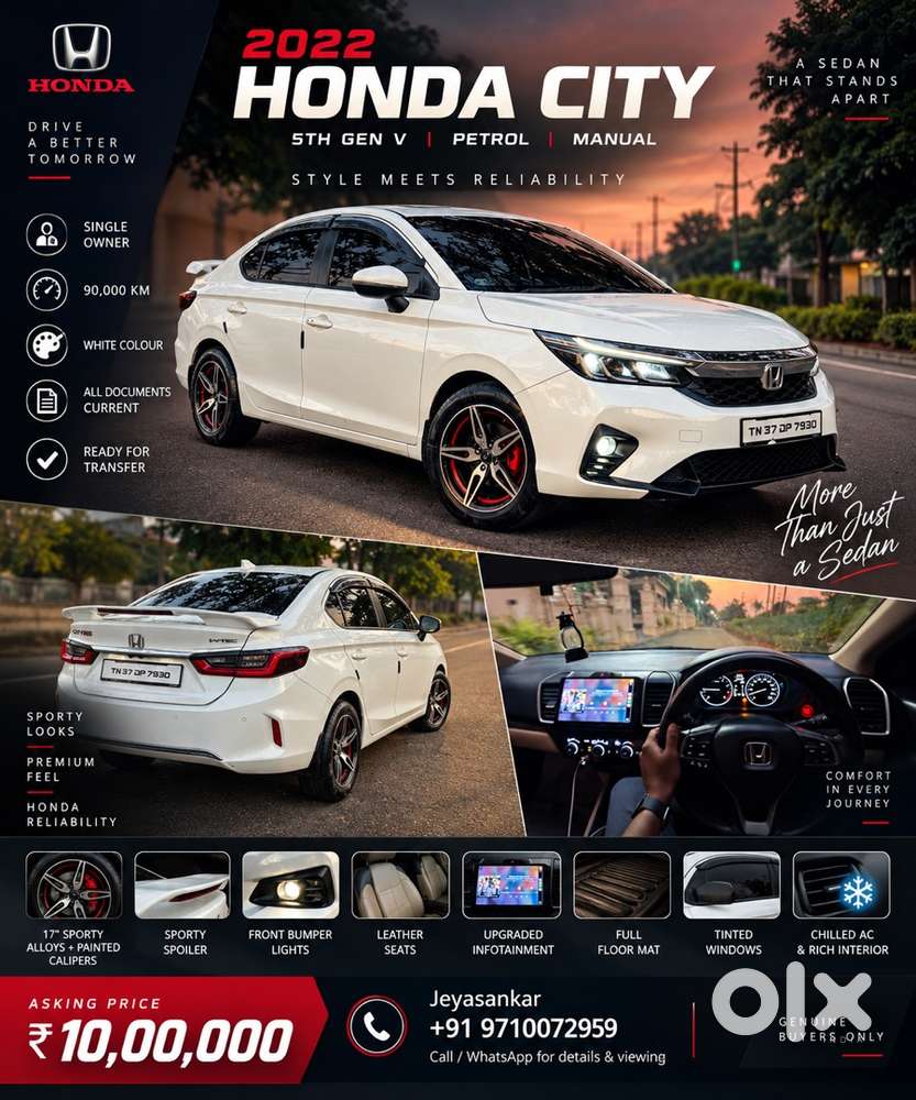 Honda City V Mt 2022