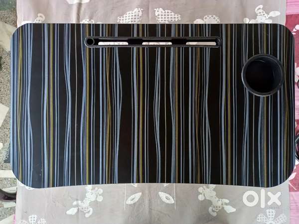 Folding Table with cup holder, mobile stand and pen holder 1 month old