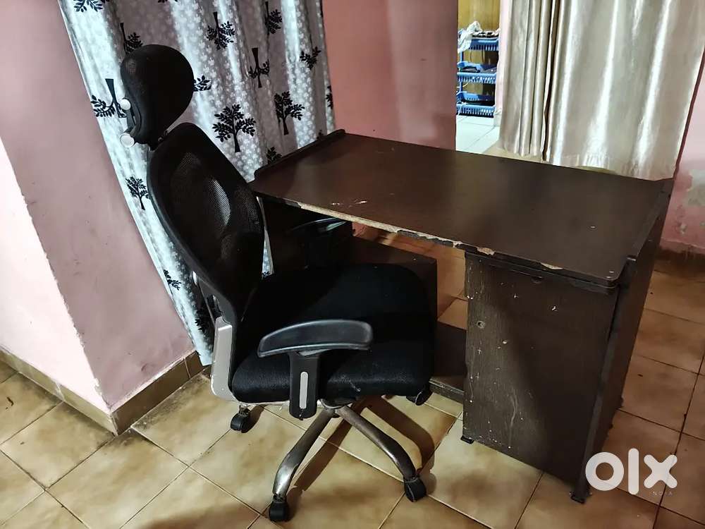 Table and office chair