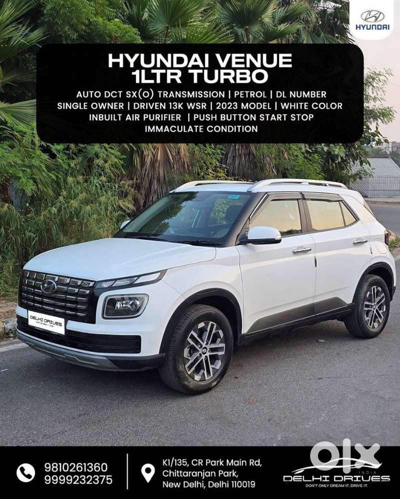 Hyundai Venue 1.0 Sx (o) Turbo Dct, 2023, Petrol