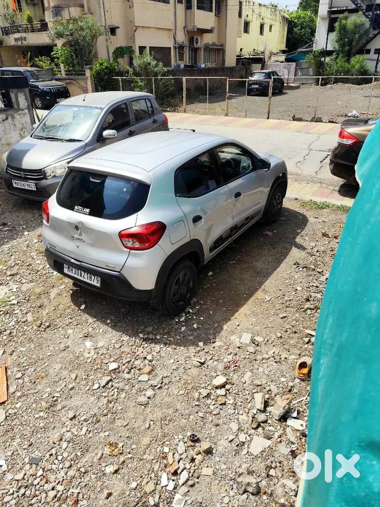 Car, Renault Kwid, Moonlight Silver, Automatic