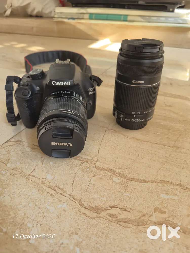 Canon EOS 1200D Kit with 18-55mm + 55-200mm lens