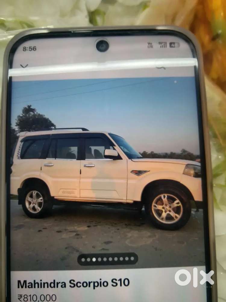 Mahindra Scorpio S10 White Colour Good Condition Well Maintained Car