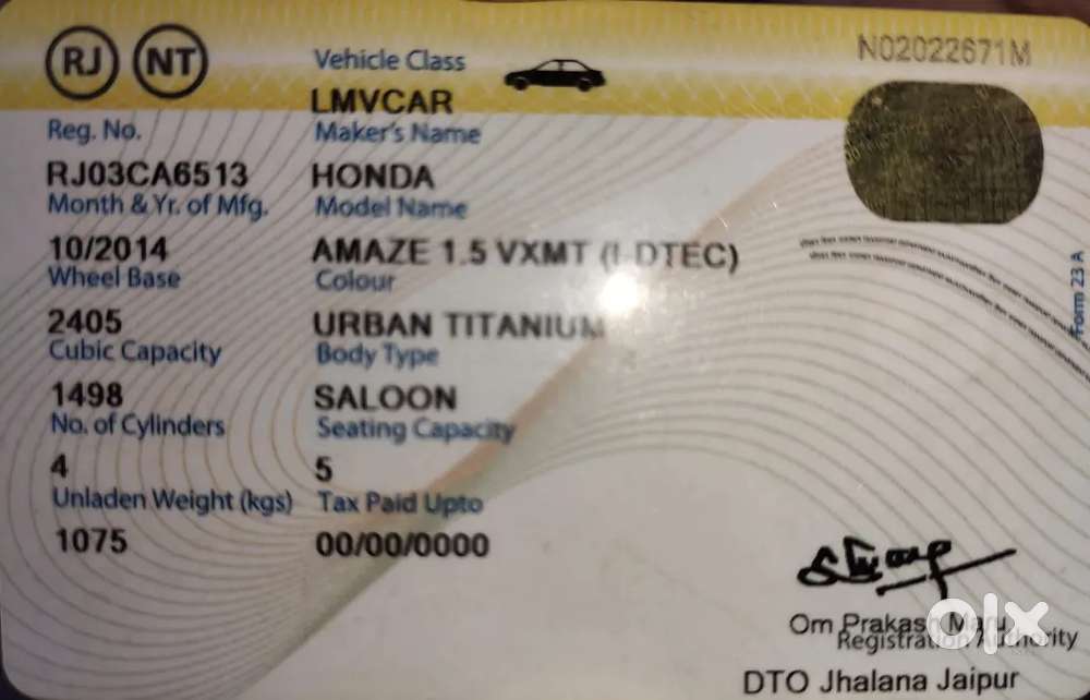 Honda Amaze 2015 Diesel 180000 Km Driven