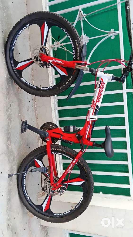 Appgrow Cycle with dual disc soccer and 21 gear with folding