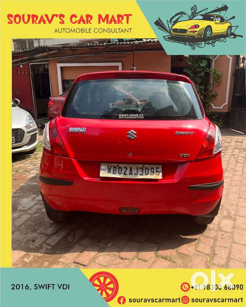 Maruti Suzuki Swift Vdi Bs Iv, 2016, Diesel