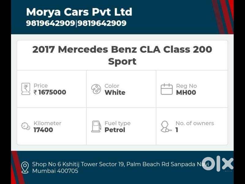 Mercedes-benz Cla 2.0 200 Sport, 2017, Petrol