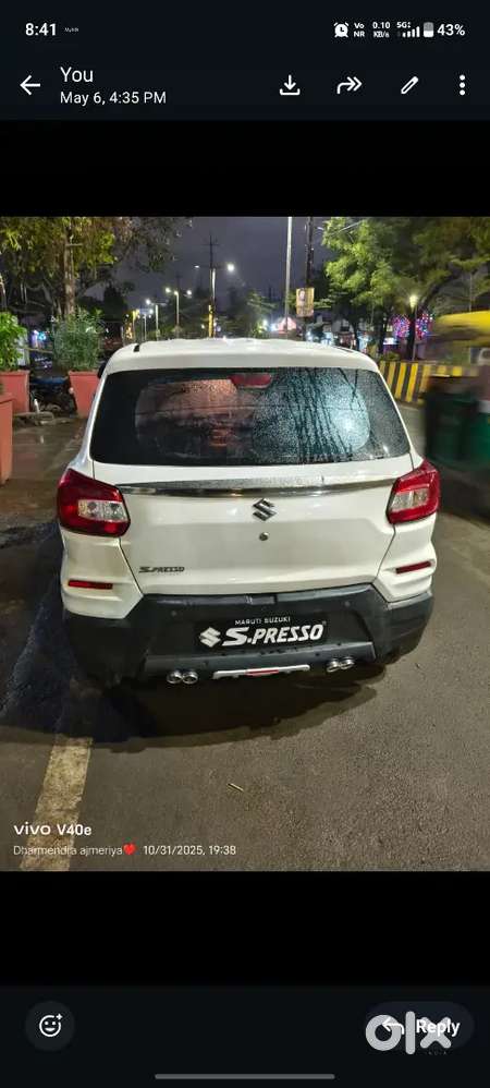 Maruti Suzuki S-presso Lxi 2022 Second-owner Car