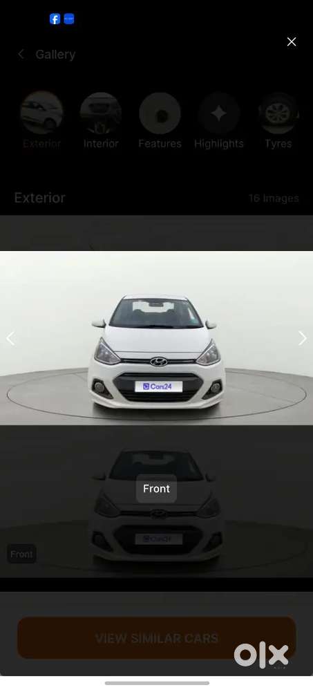 Hyundai Xcent 2015 Petrol 77400 Km Driven
