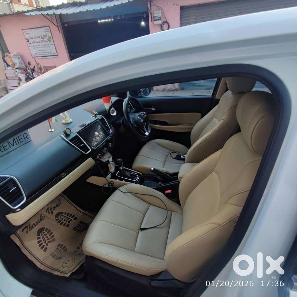 White Top End Automatic Petrol Honda City Car 5th Generation Zx Cvt I