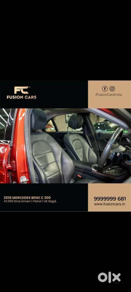 Mercedes-benz C-class C 200, 2018, Petrol