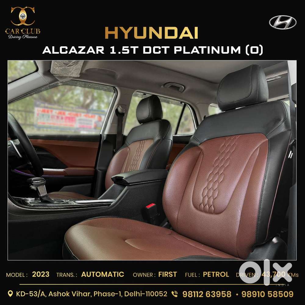 Hyundai Alcazar Platinum (o) 7 Str 1.5 Petrol Dct, 2023, Petrol