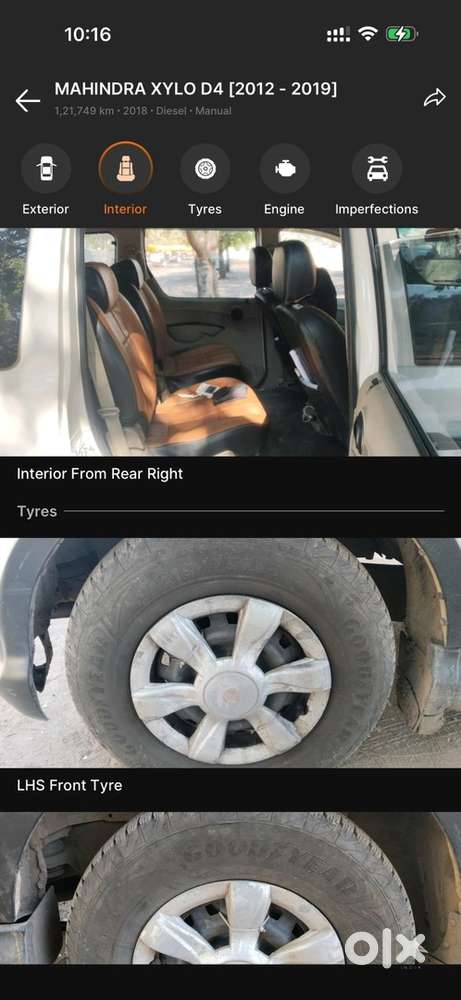  Well-maintained Mahindra Xylo D4  2018  1st Owner