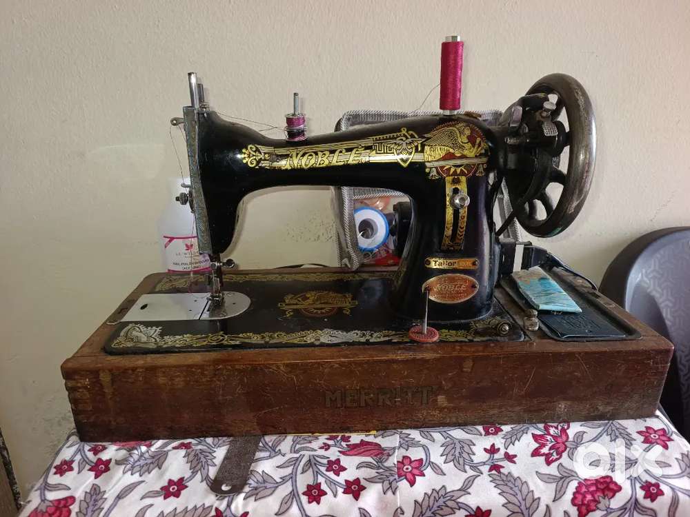 Noble sewing machine with electric motor & padal