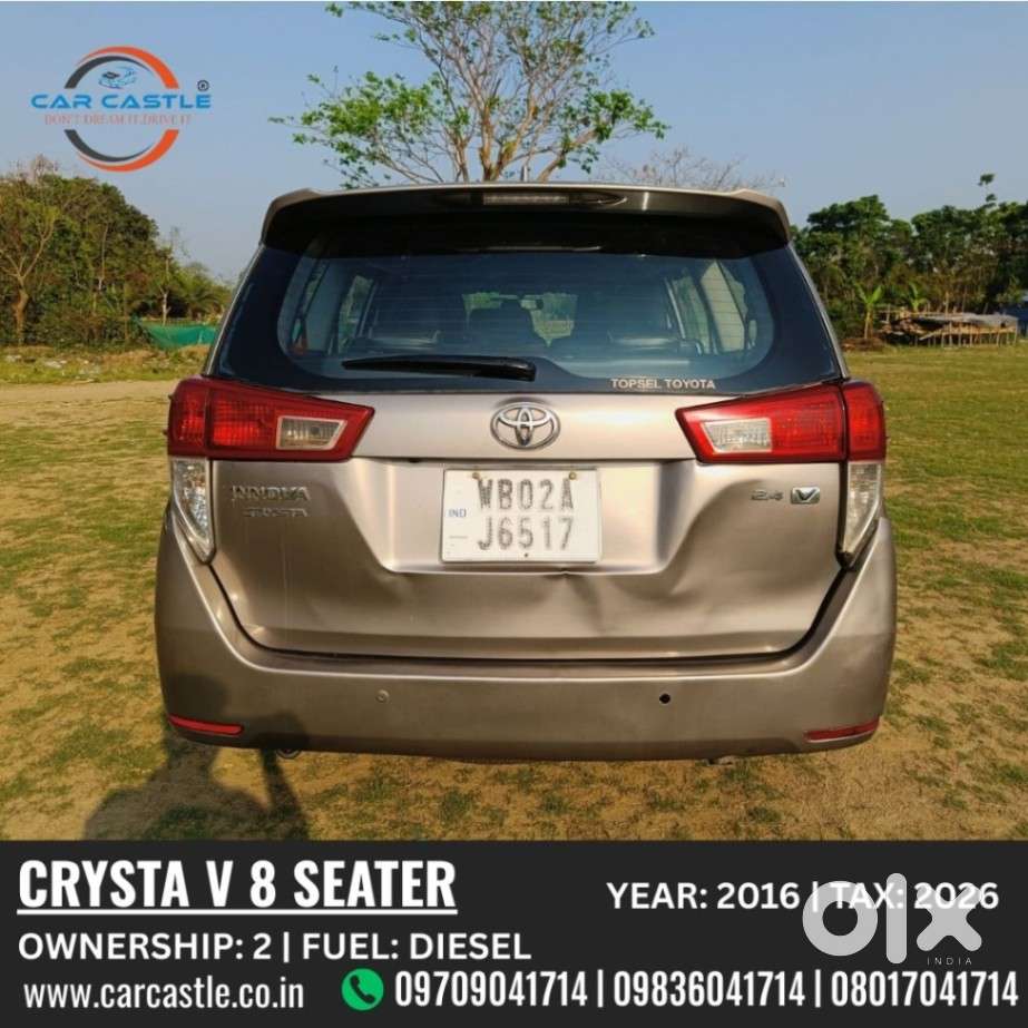 Toyota Innova Crysta 2.4 V 8 Str, 2016, Diesel