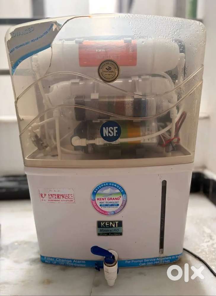 KENT Grand+ Mineral RO Water Purifier  RO + UV + UF  Used