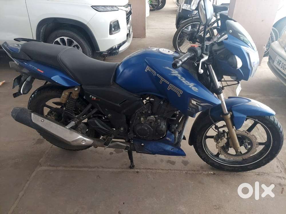 Bs6 Rtr 180 Matte Blue Apache Rtr 180 Matte Blue TVS Apache RTR