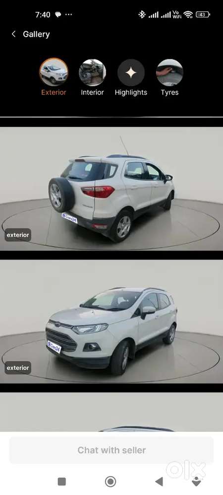 Excellent Condition 1.5 L Diesel Eco Sport Trend Plus Variant