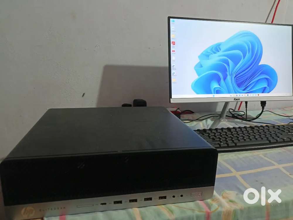 HP EliteDesk i5 7th Gen | 8GB RAM | 256GB SSD | Windows 11 Pro + 22 M