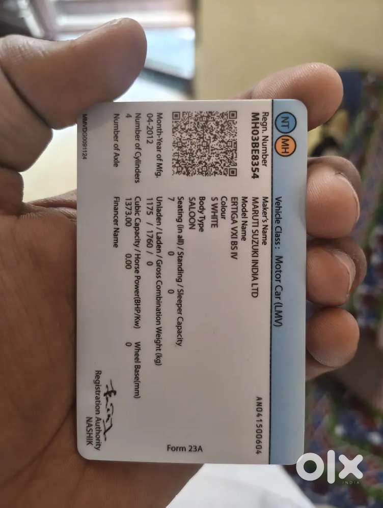 Ertiga Vxi. Petrol Plus Cng..final Price 250