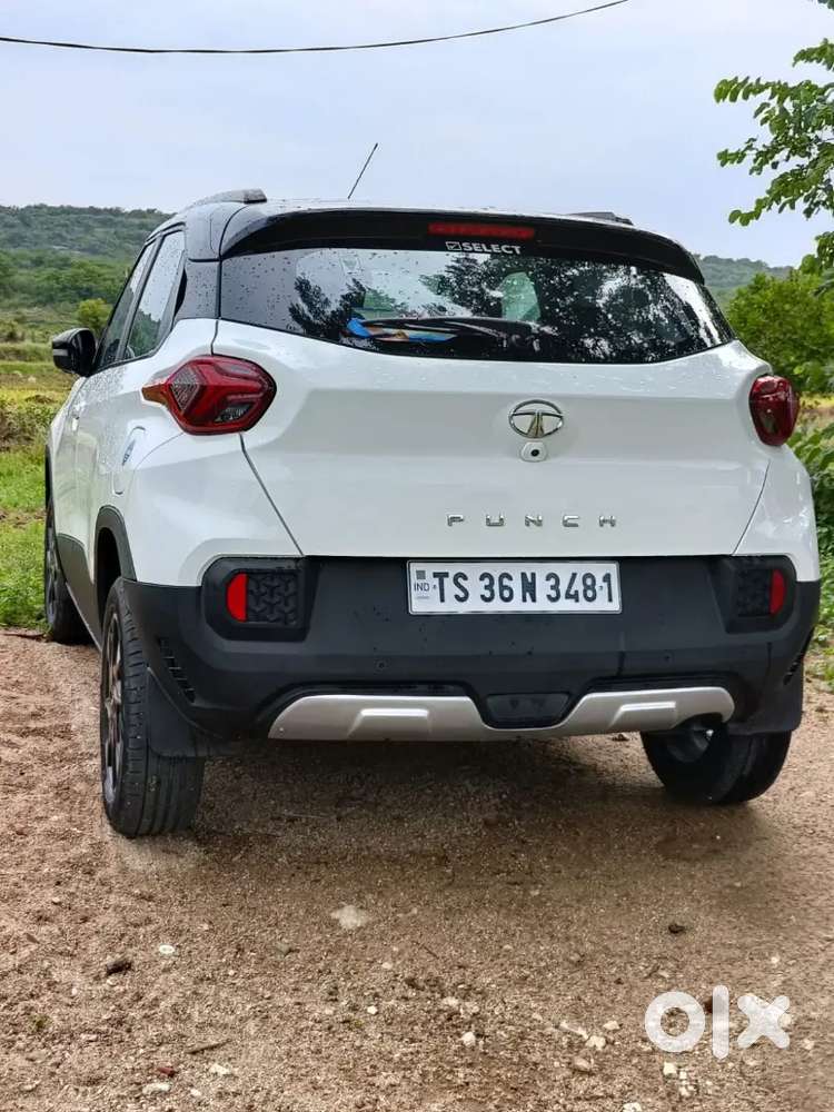 Tata Punch White Dual Tone White Colour 2023 June Model