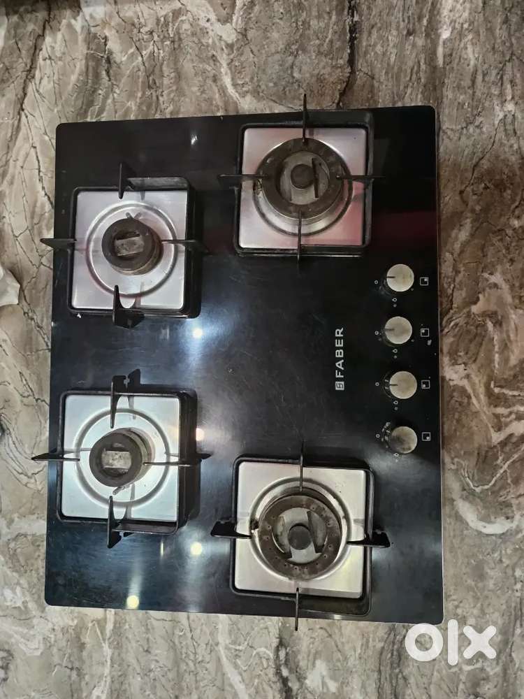 Faber 4 Burner Premium Glass Top Gas Stove