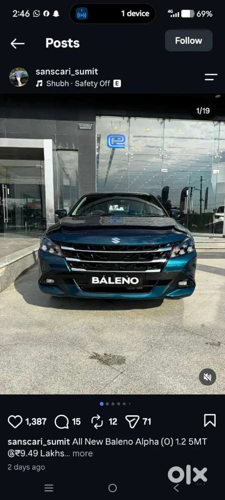 Maruti Suzuki Baleno New Glamorous Look Launched,more Details Please C