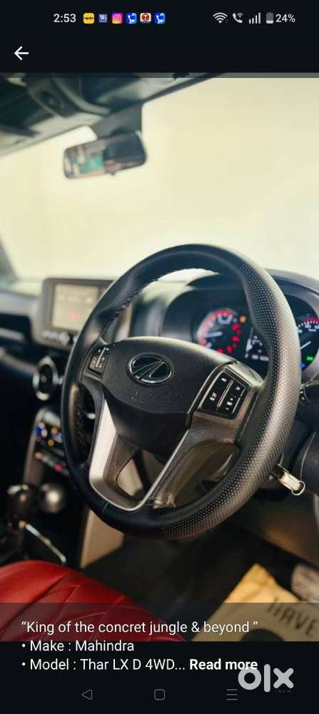 Mahindra Thar Lx 4x4 Hardtop, 2022, Diesel
