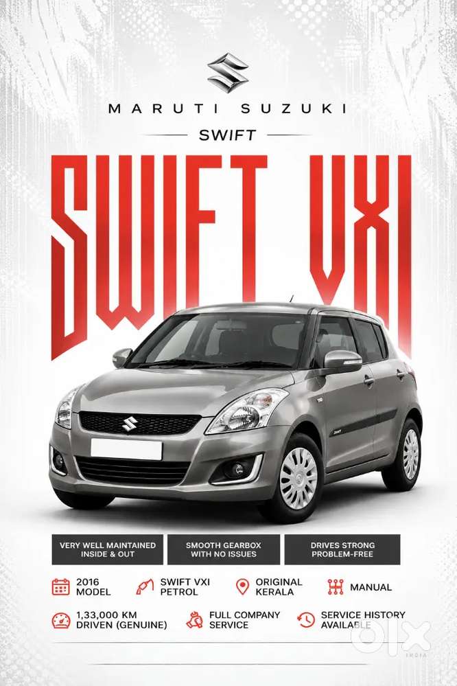Maruti Swift Vxi 2016