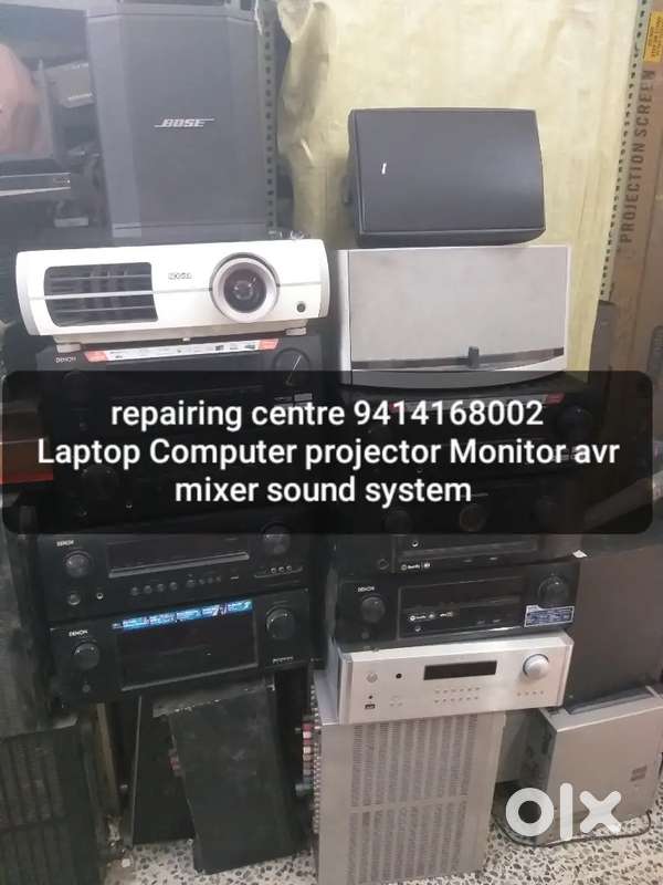 Repairing centre avr mixer sound system amplifier sharpy