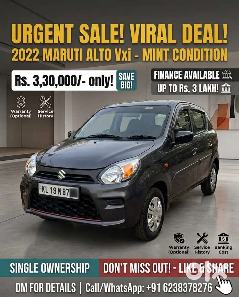 Maruti Suzuki Alto 2022, 60000 km driven