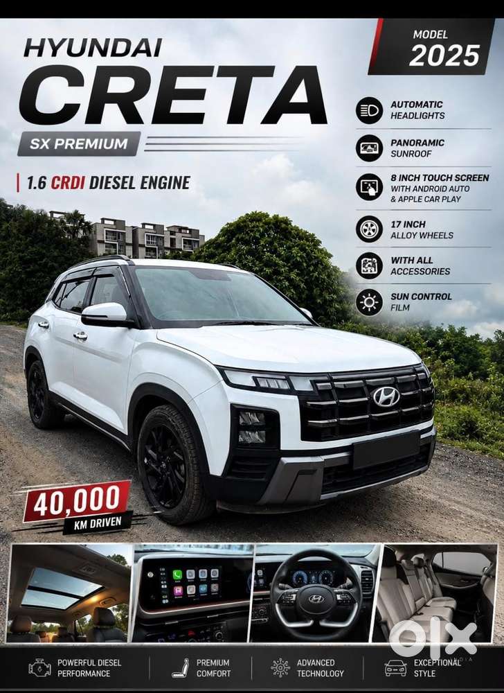 Hyundai Creta Sx 1.5 Diesel, 2025, Diesel