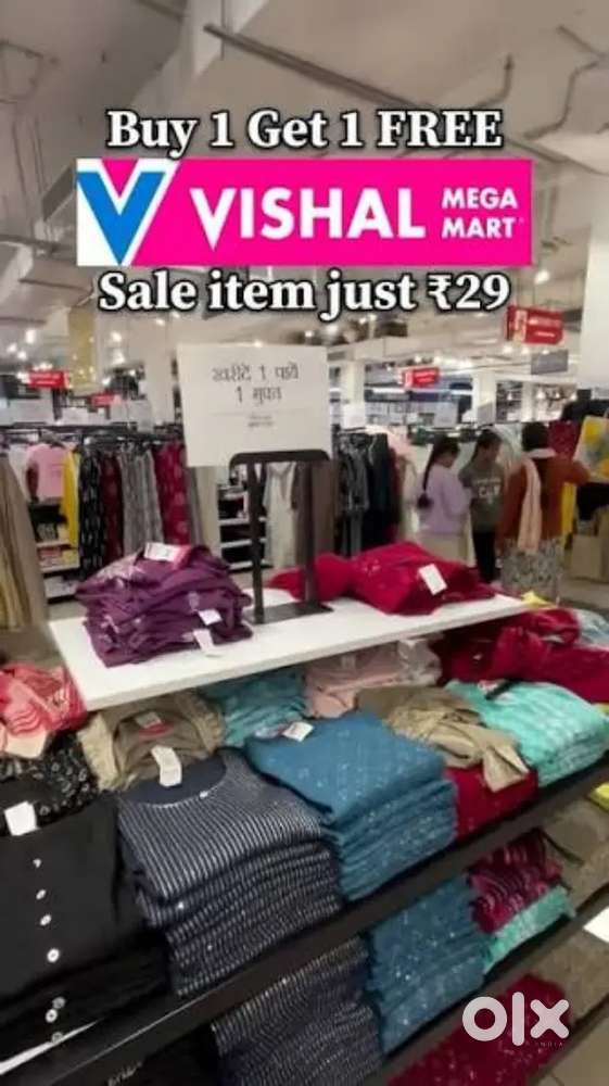 Shopping mall boys and girls area vice Vacancy available ha

Qualifica