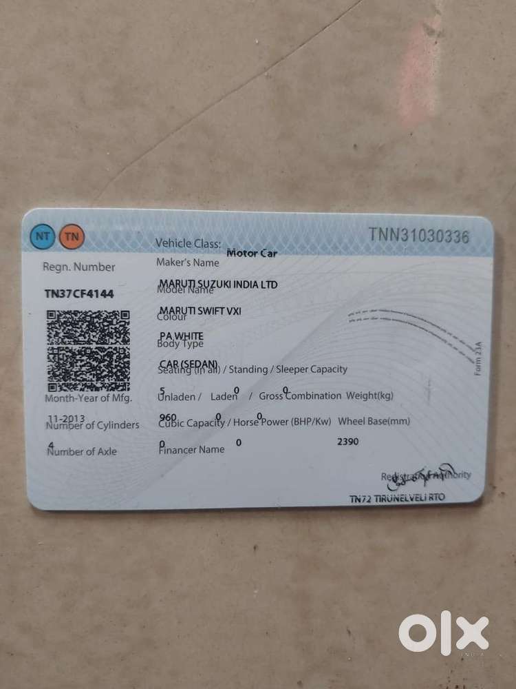 Maruti Suzuki Petrol Car 2013