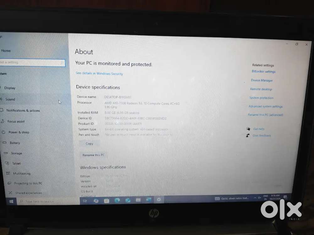 Hp laptop battery problem