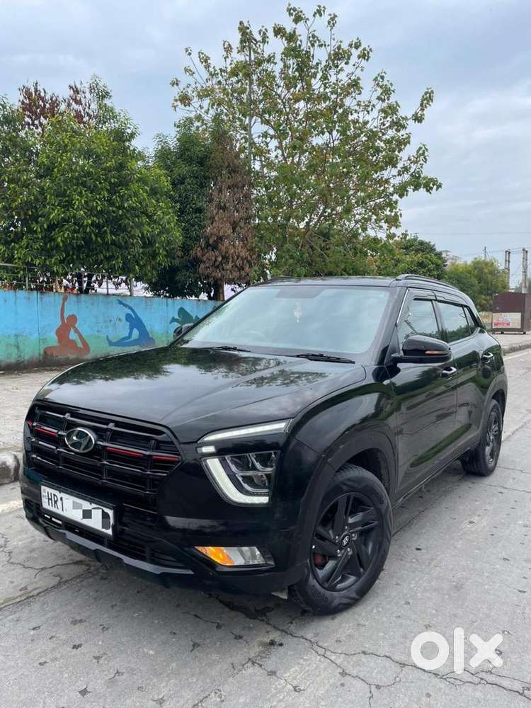Hyundai Creta Petrol Sunroof 8/2023 S+ Knight Edition Best From Seltos